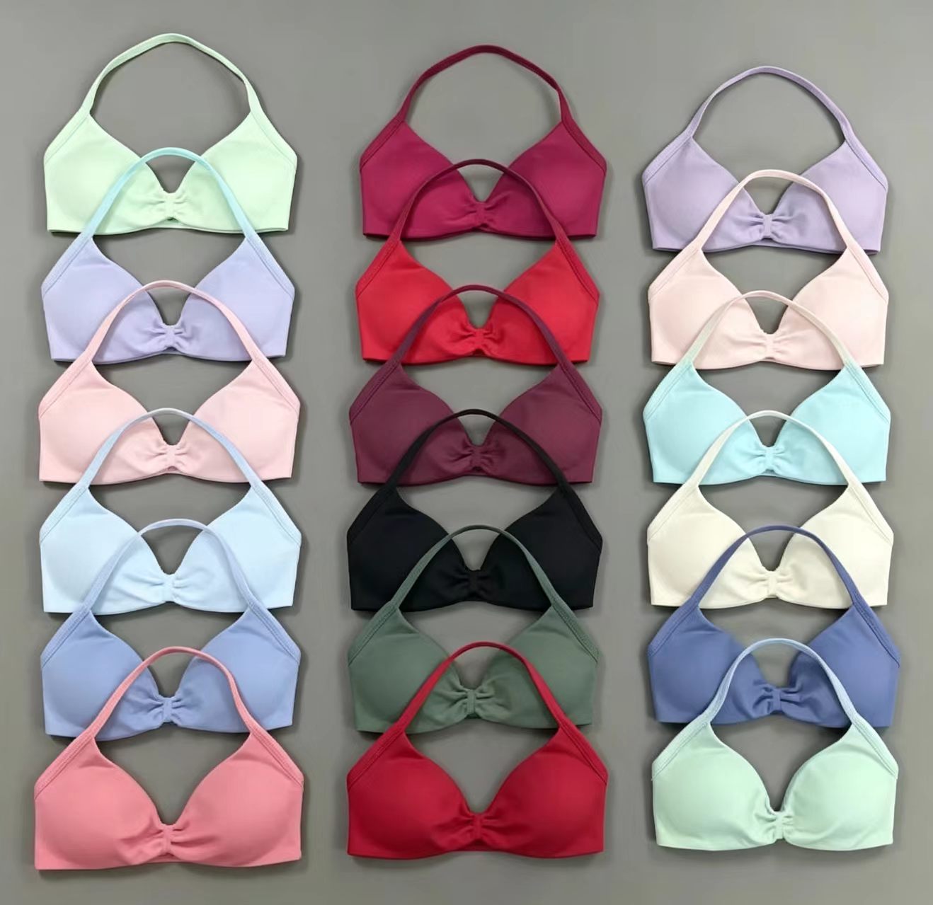 Crop Top Crochet - Sujetador deportivo DF con aros, diseño