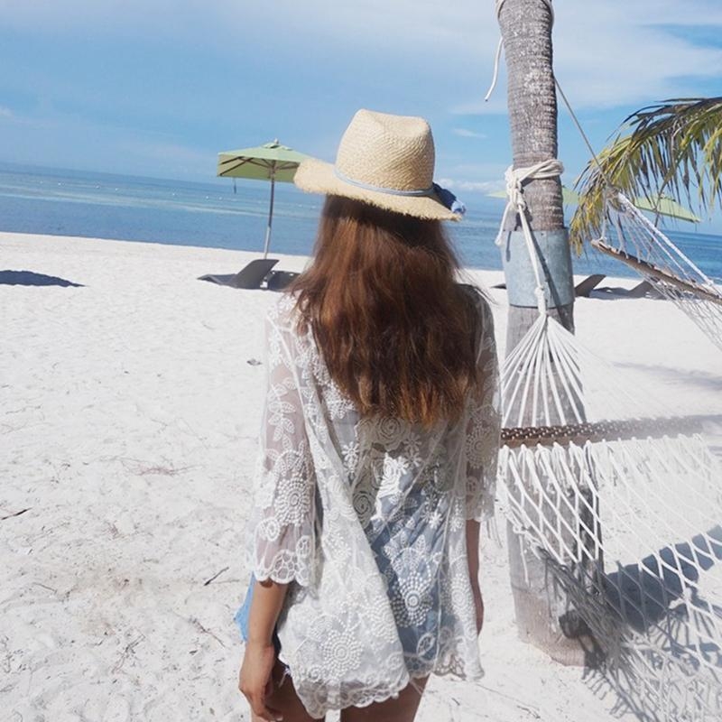 Cárdigan tipo kimono con frent - Kimono Sheer Floral reseña y precio